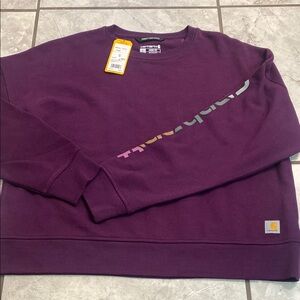 Carhartt Womens Purple Sweater